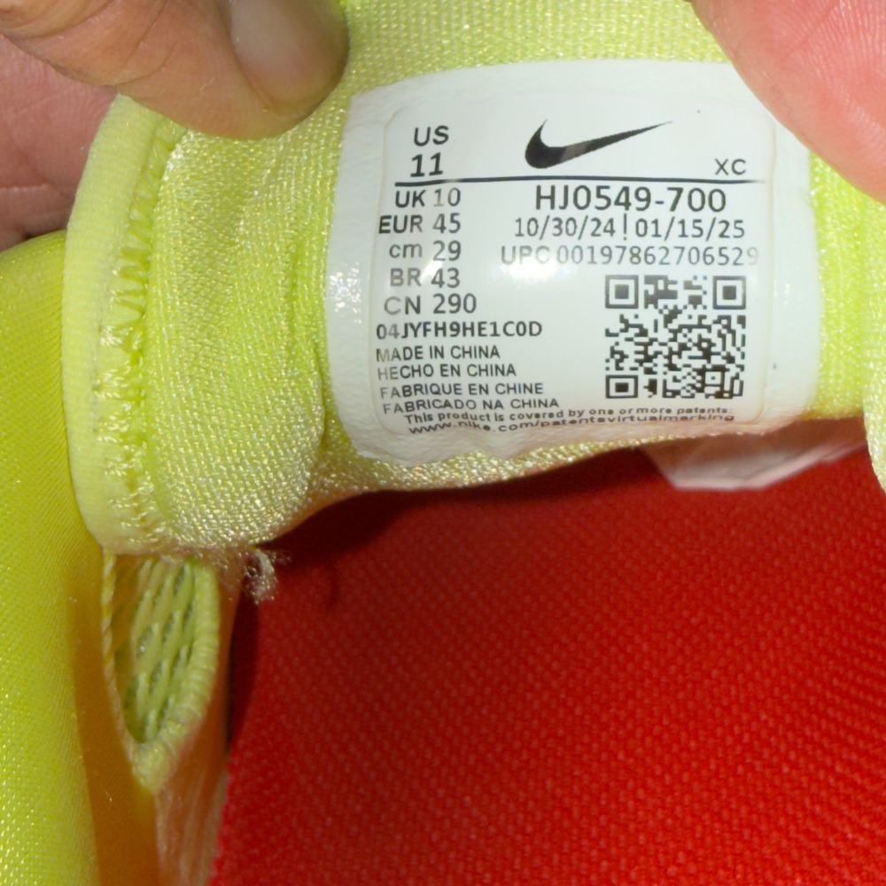 Nike Hyperspeed Court Volt Yellow Crimson Volleyball Shoes HJ0549-700 Mens 11 - Picture 6 of 9